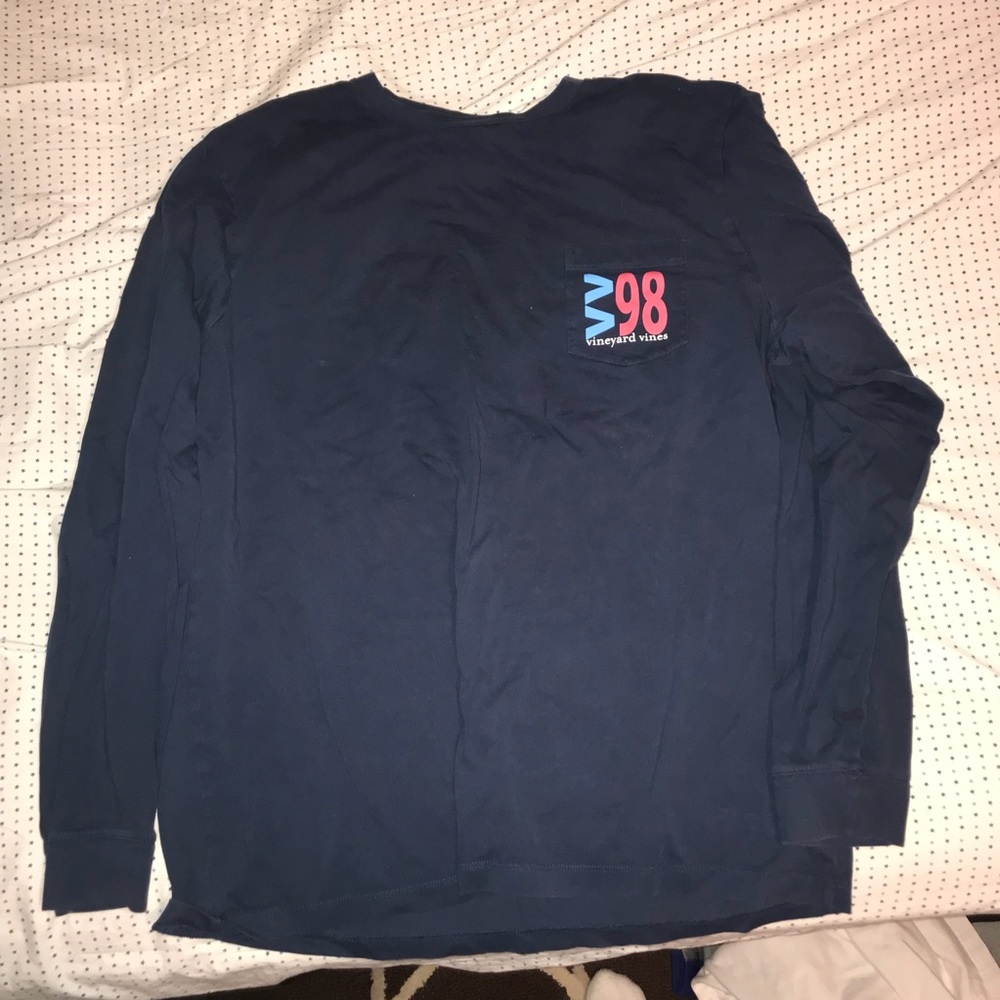 Vineyard Vines Long Sleeve Pocket Tee